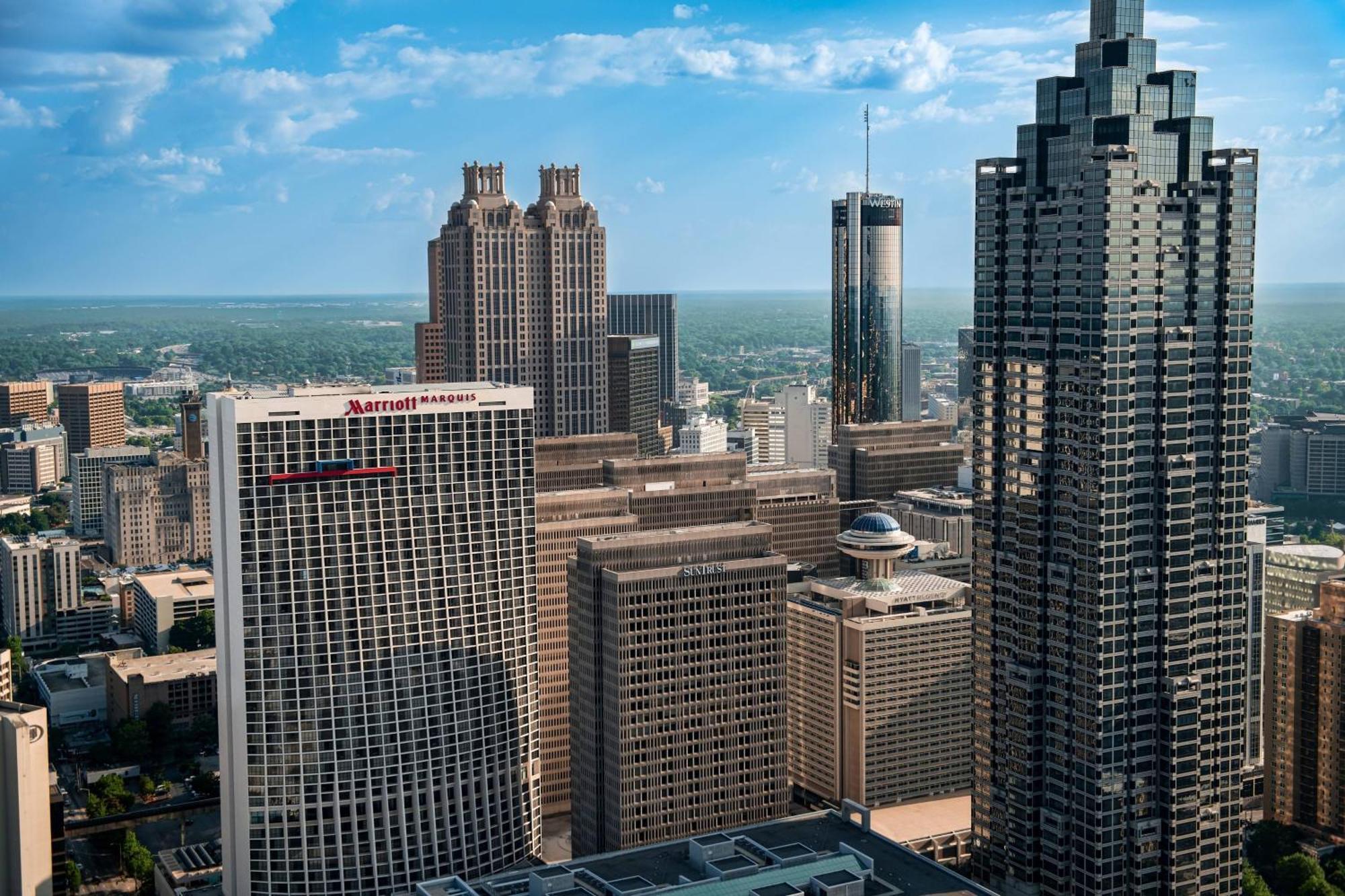 Atlanta Marriott Marquis Hotel Exterior foto