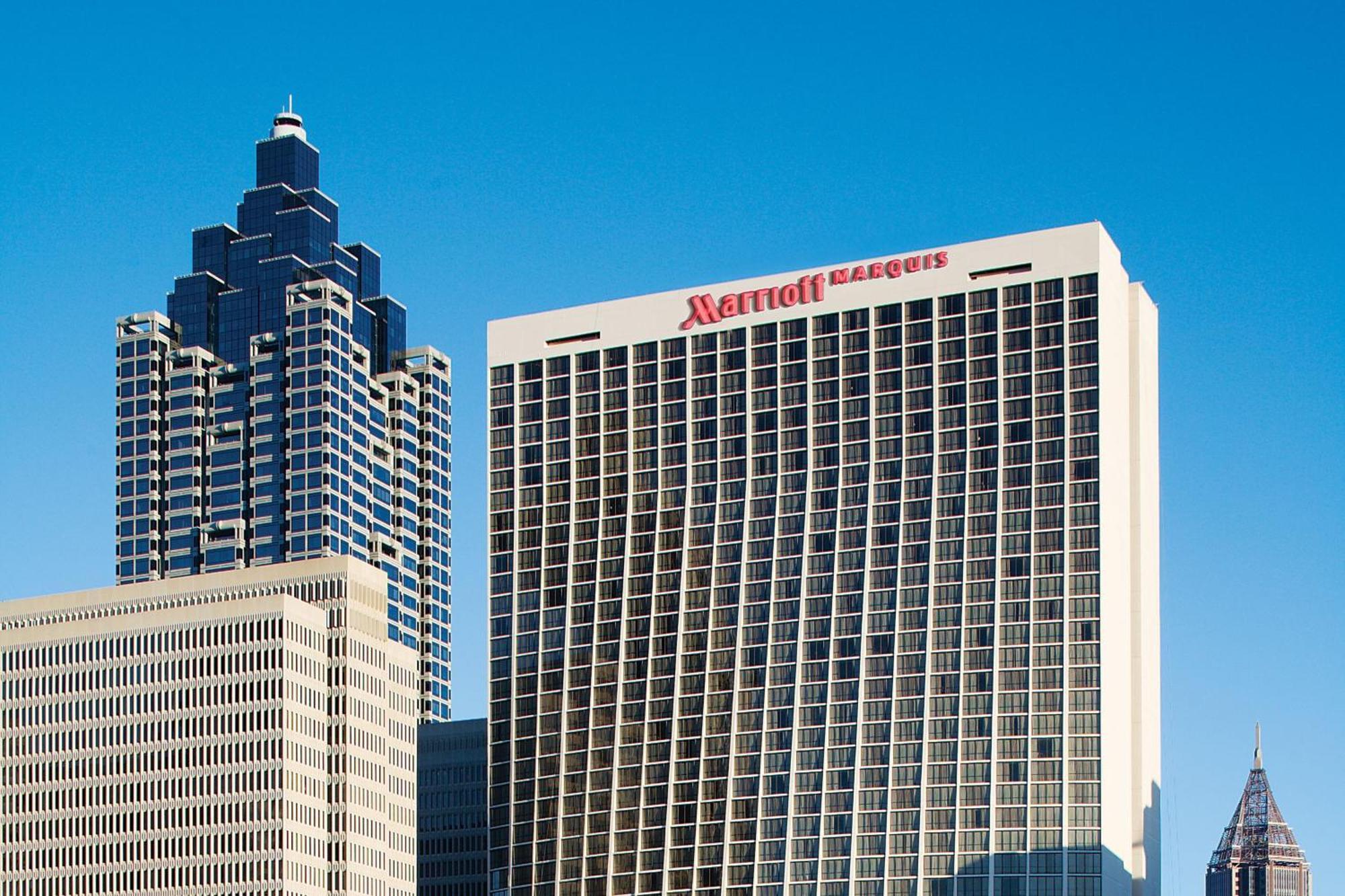 Atlanta Marriott Marquis Hotel Exterior foto